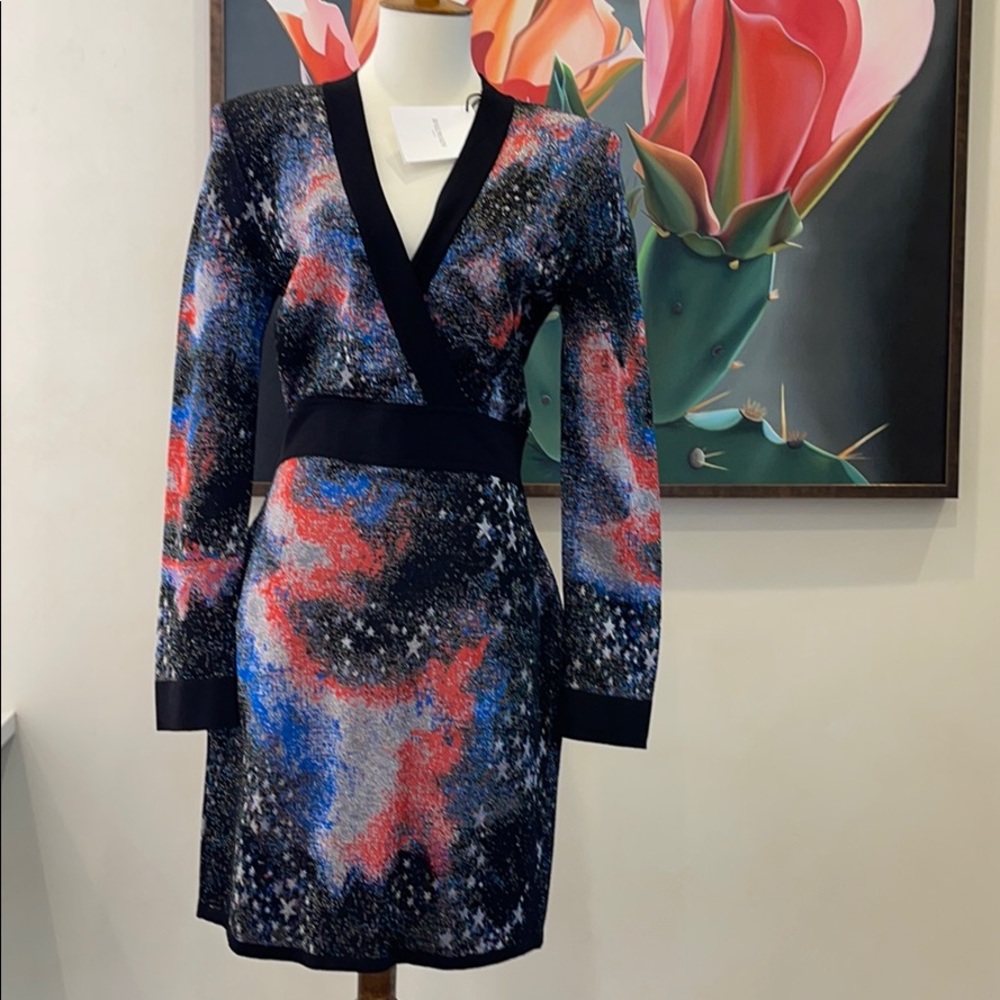 BALMAIN Constellation Jacquard Minidress
